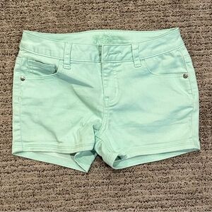 Children’s Turquoise Jean Shorts